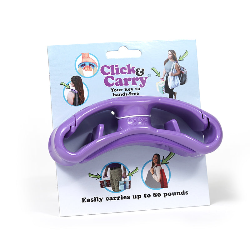 Click & Carry Bag Handle Purple