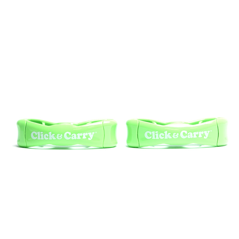 Click & Carry 2-Pack [Green] Bag Handle